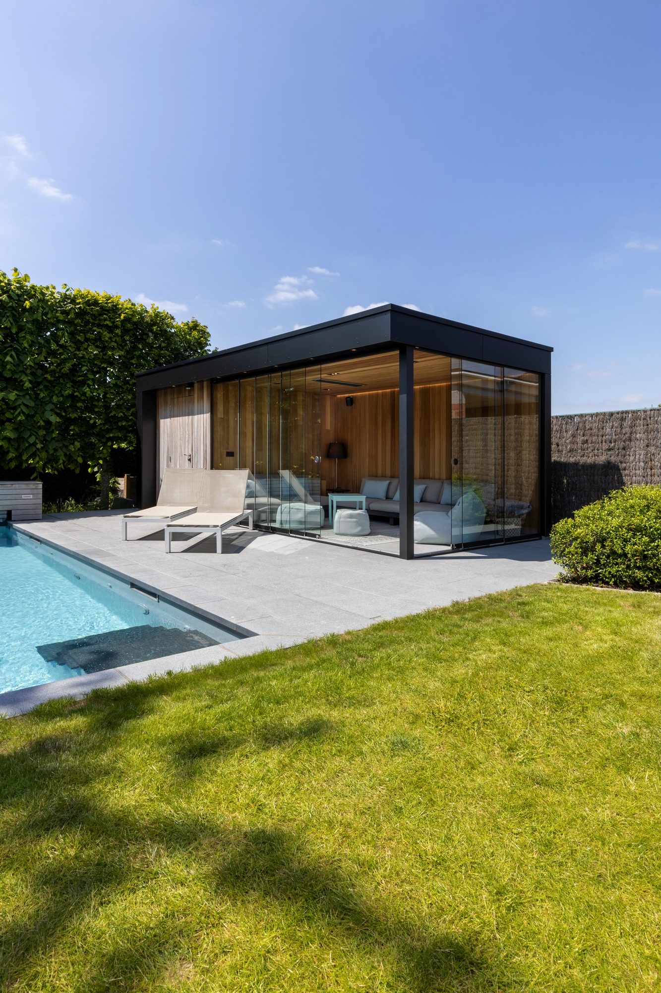Moderne poolhouse