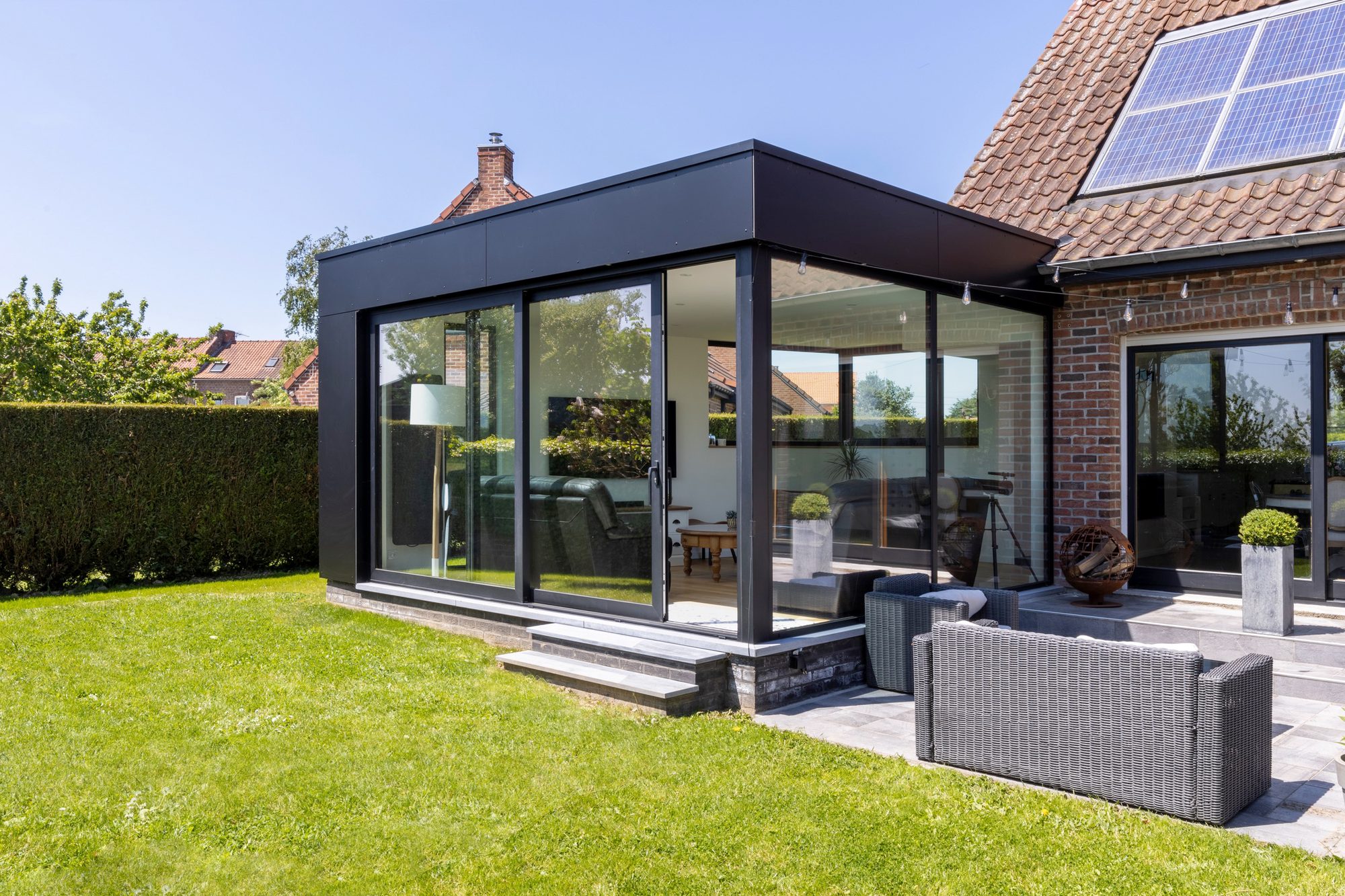 Extension de maison moderne