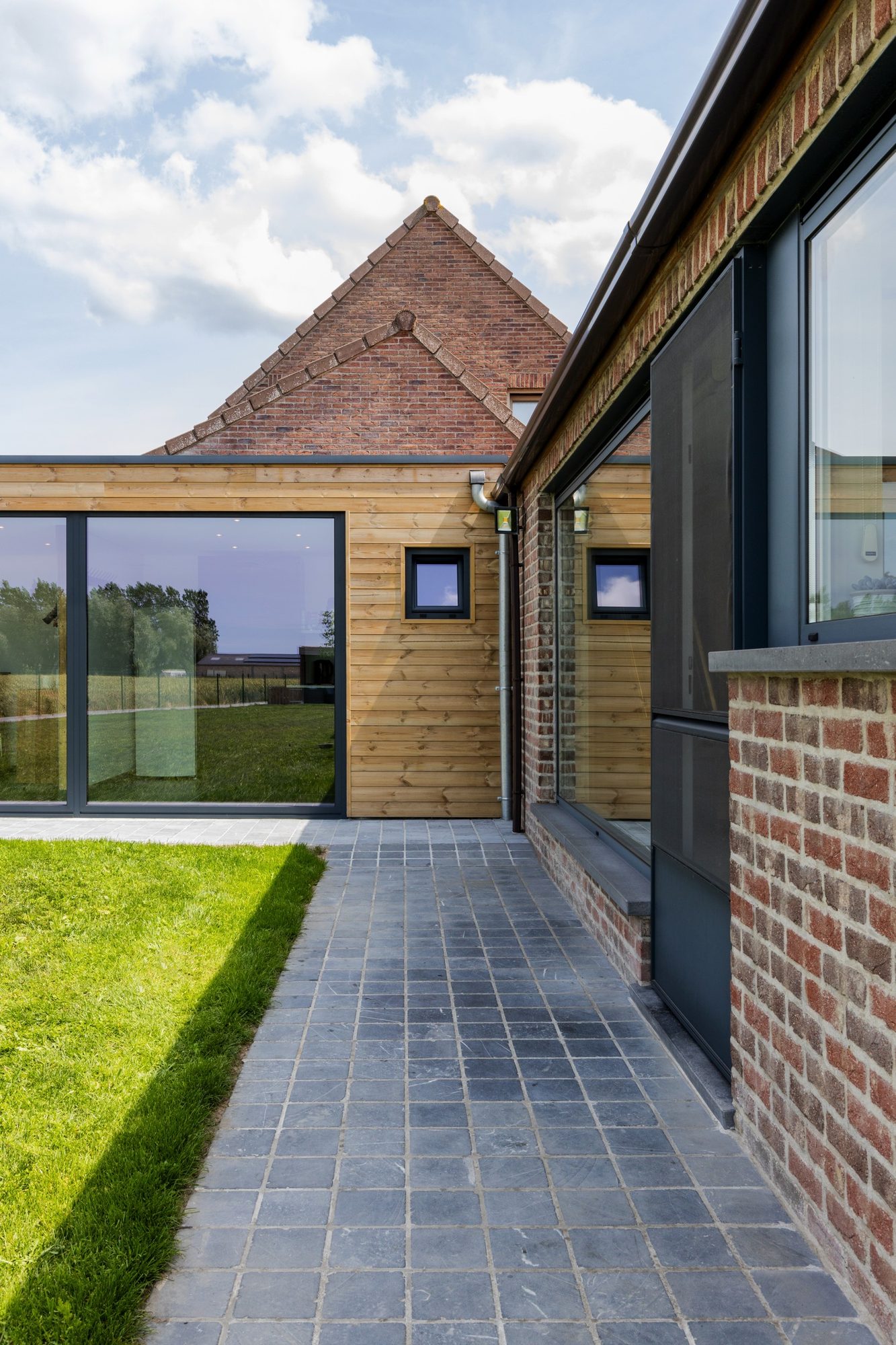 Houten aanbouw