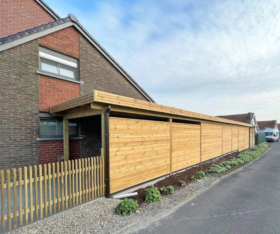 Carport moderne en bois