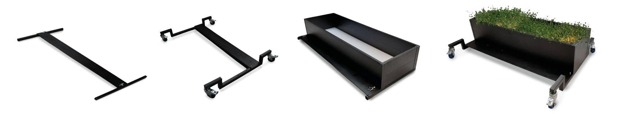 Différents types de bases de brise-vent Viewline disponibles chez Ostyn