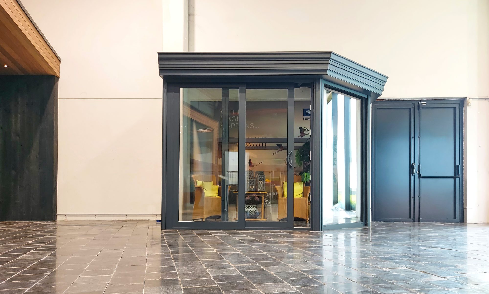 Mini veranda in aluminium