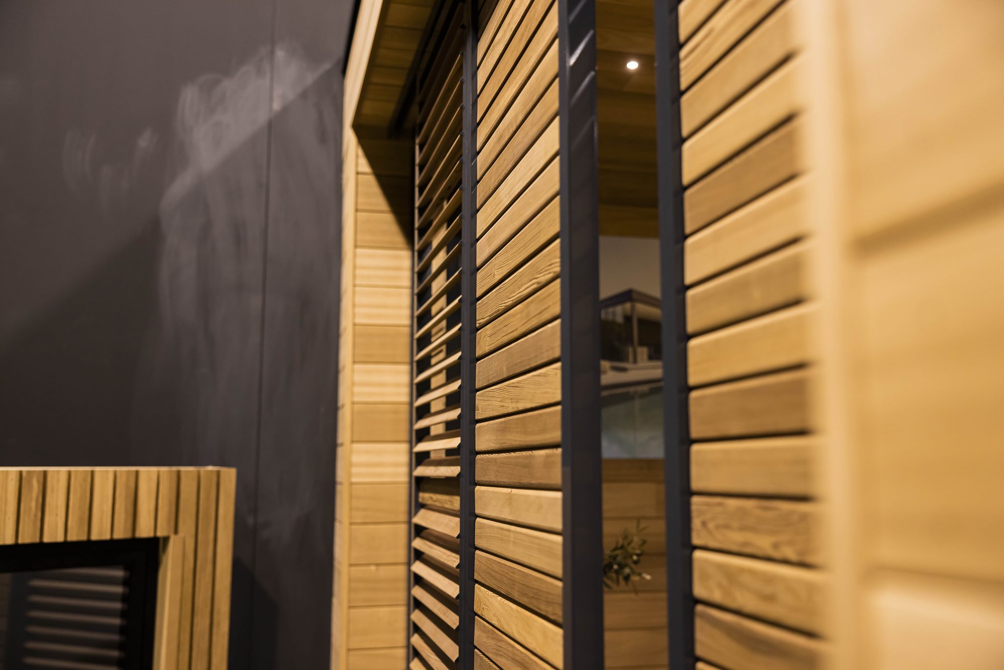 Renson Loggia Wood Privacy met houten lamellen
