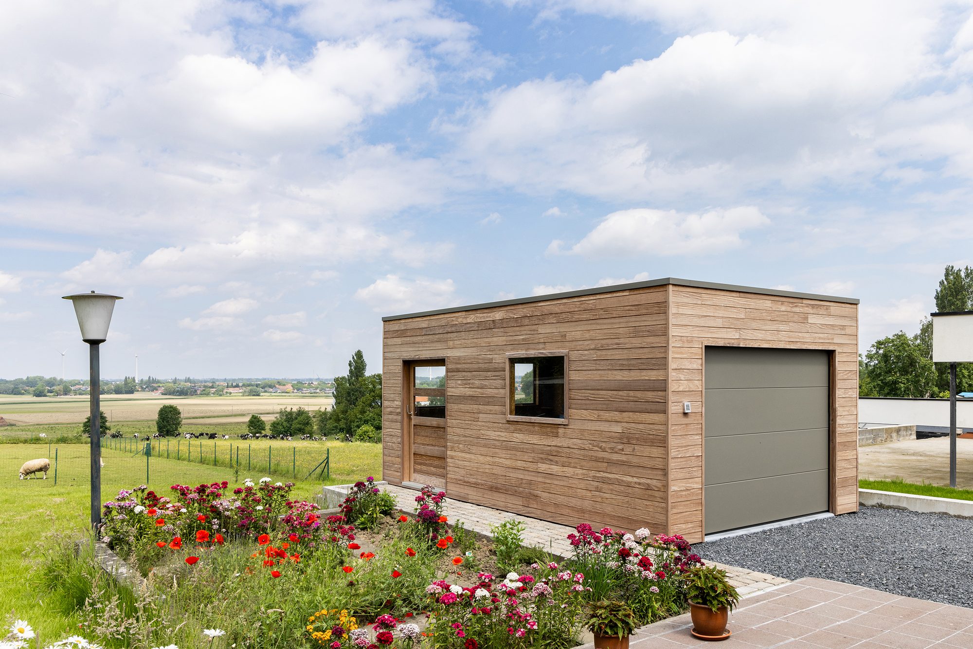 Garage moderne en bois