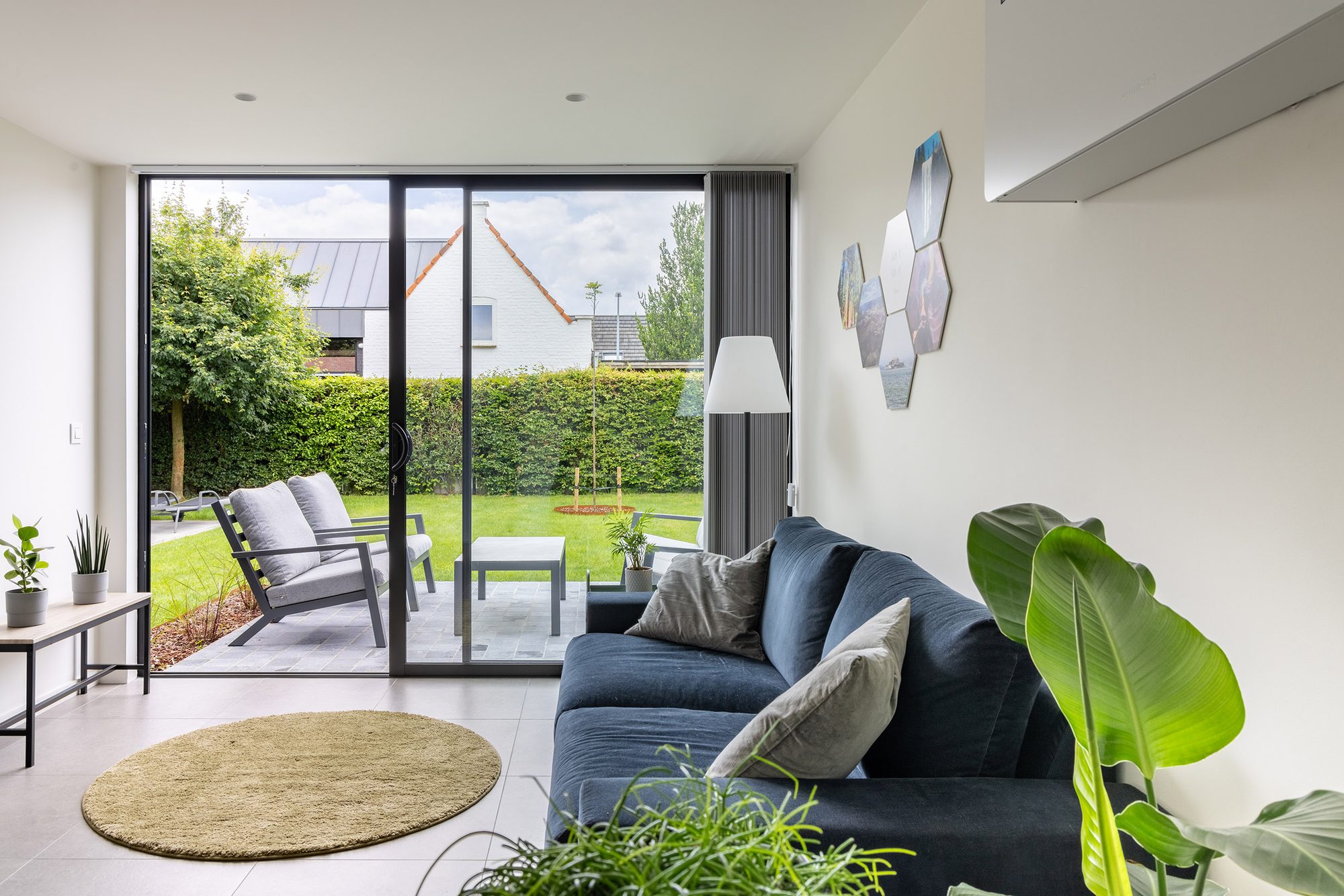 Afgewerkte tuinkamer