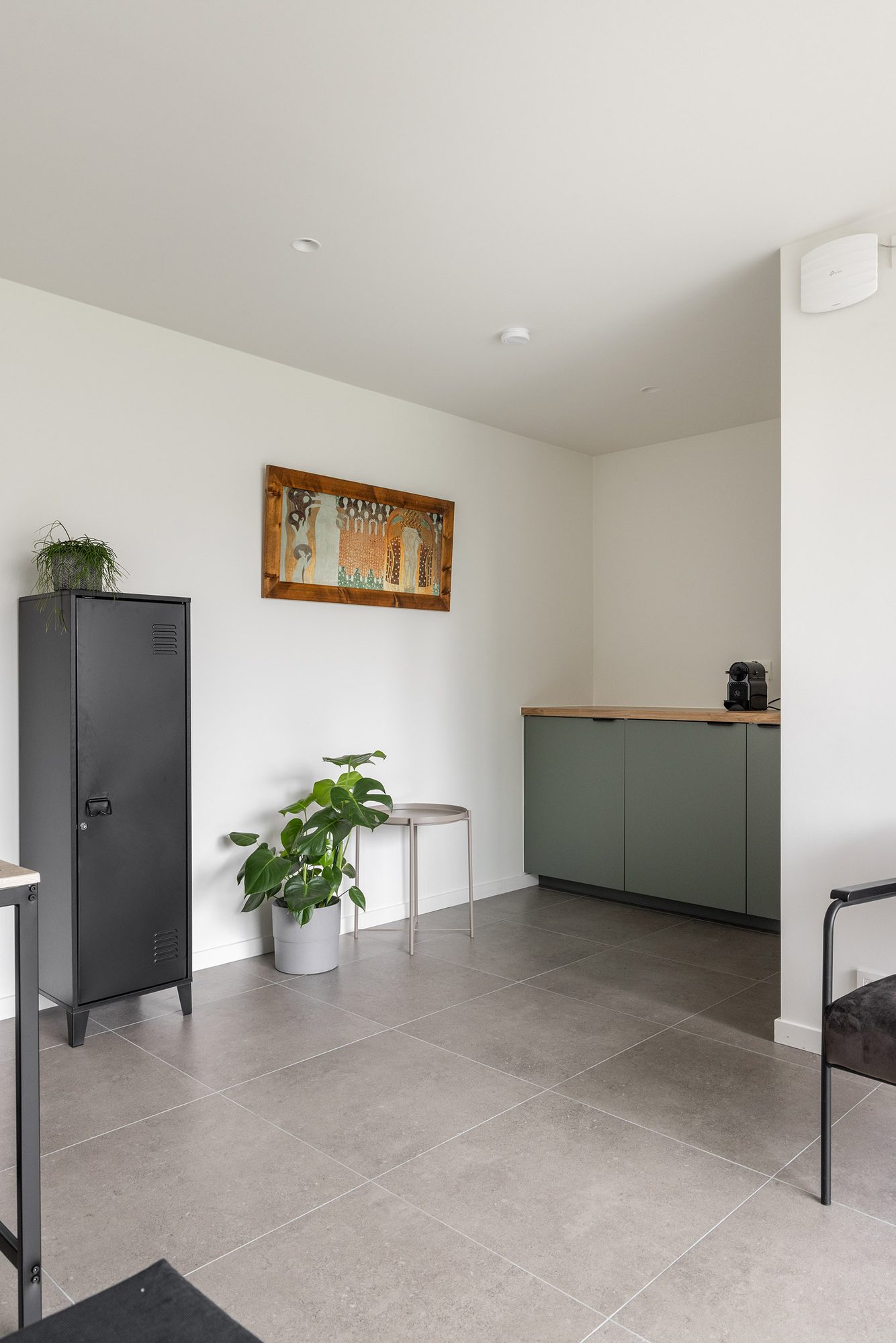 Ingericht tuinkantoor