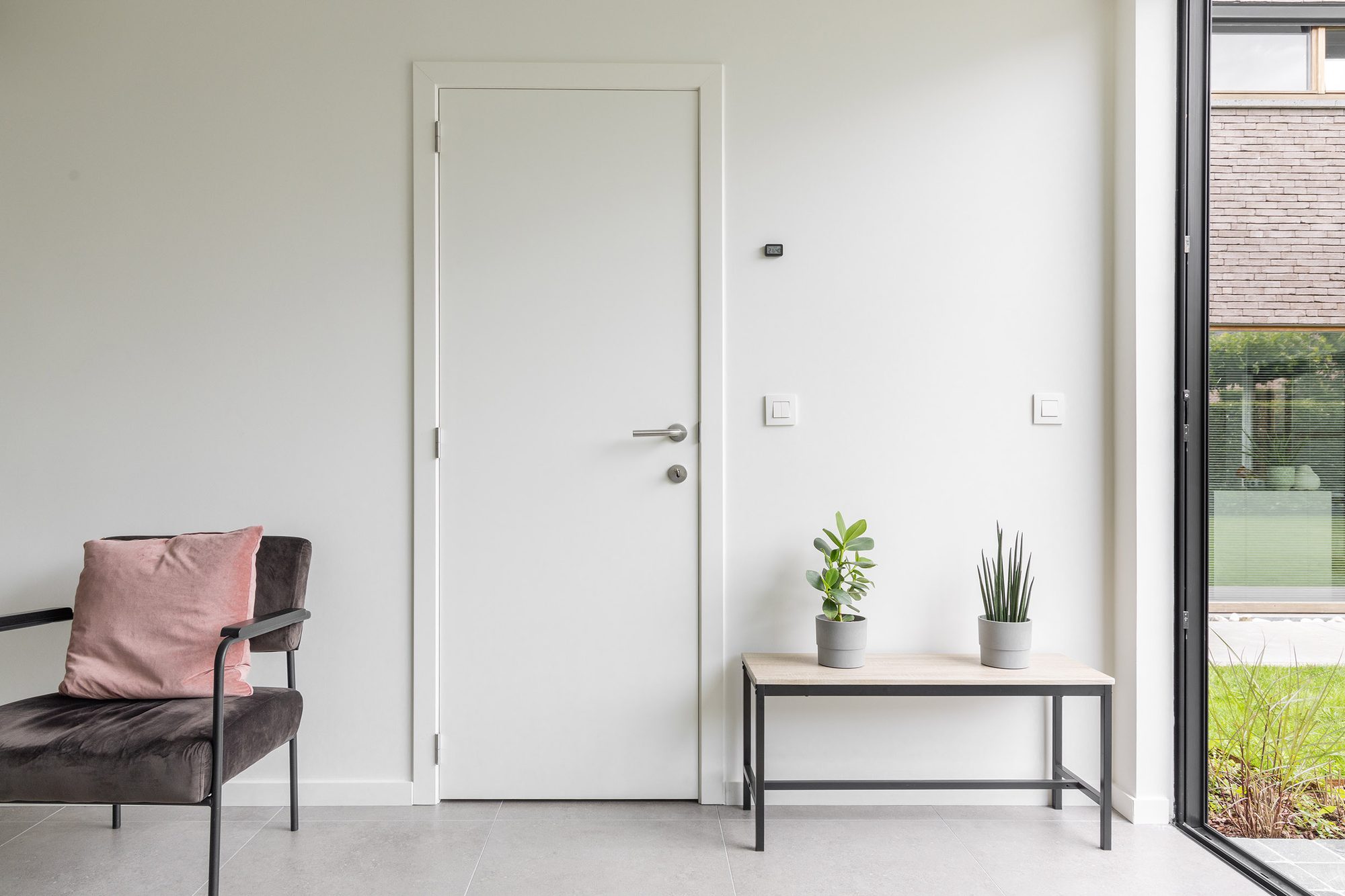 Afgewerkte tuinkamer