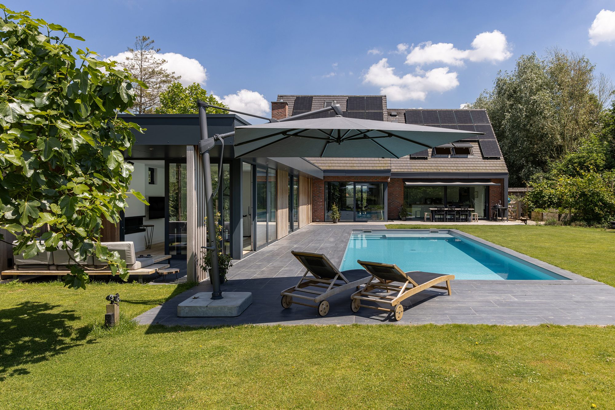 Pool house extension de maison