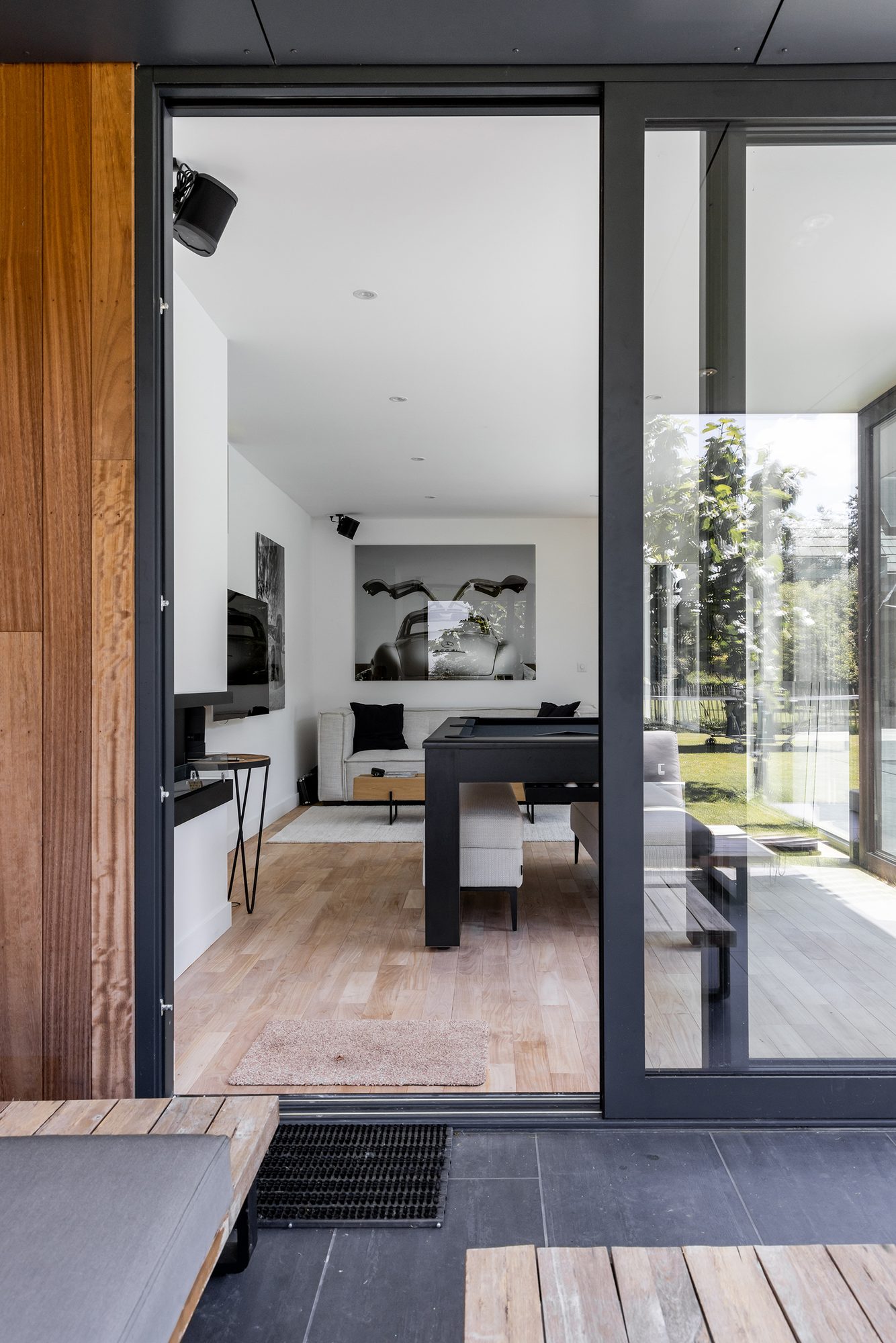 Pool house avec espace détente