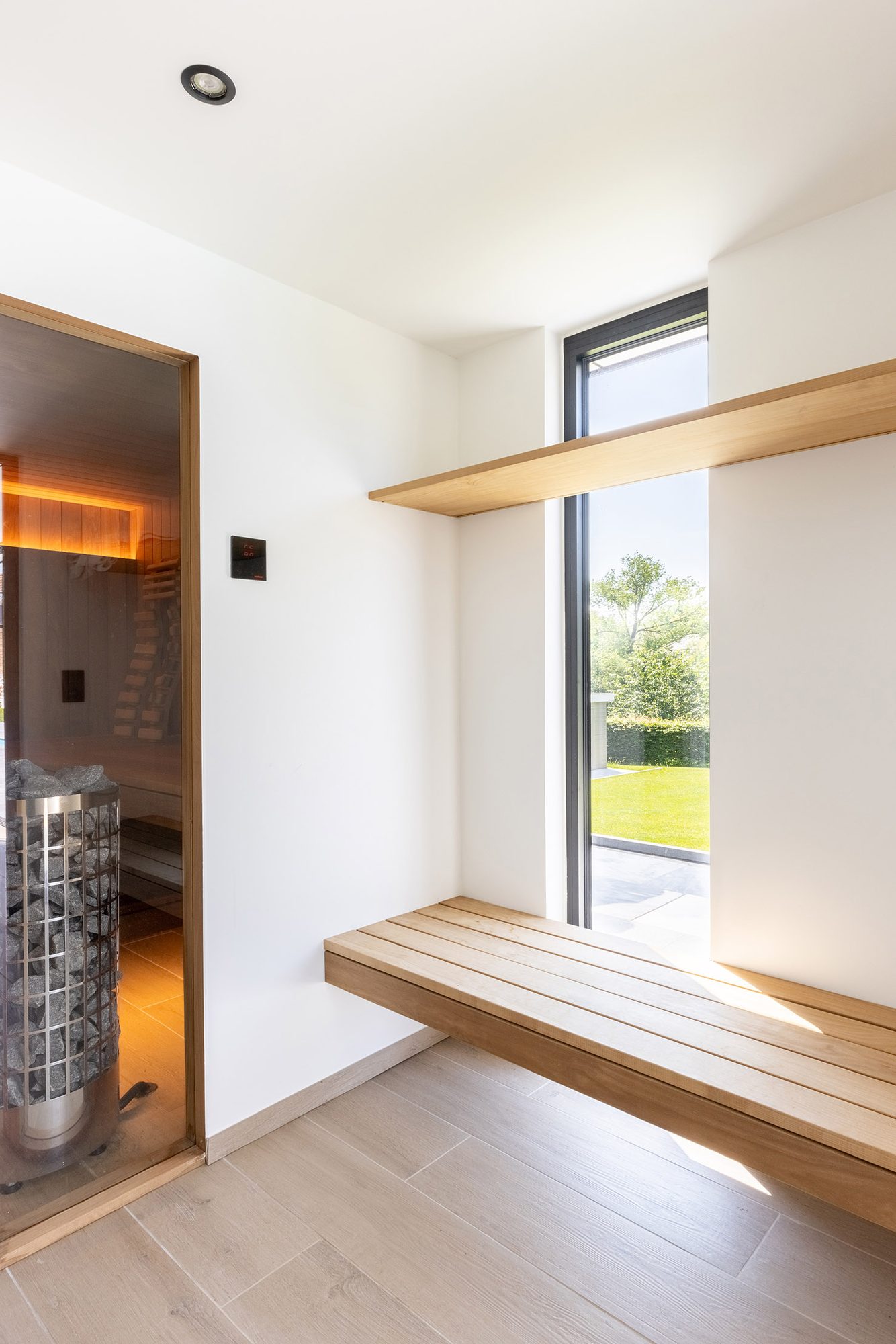 Sauna pool house