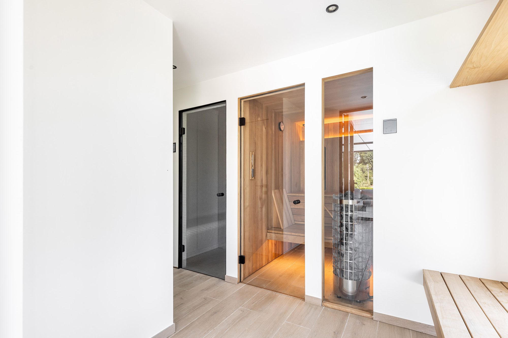 Sauna et hammam dans une dépendance