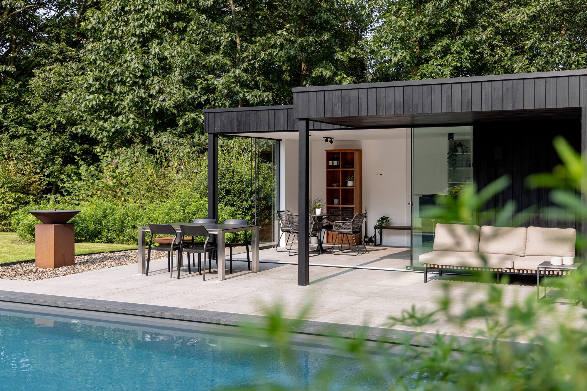 Luxueus poolhouse
