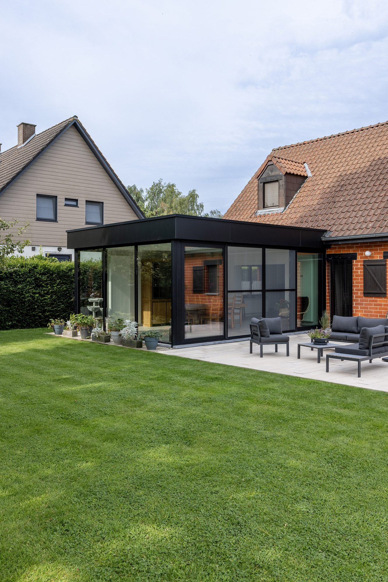 Moderne woonveranda