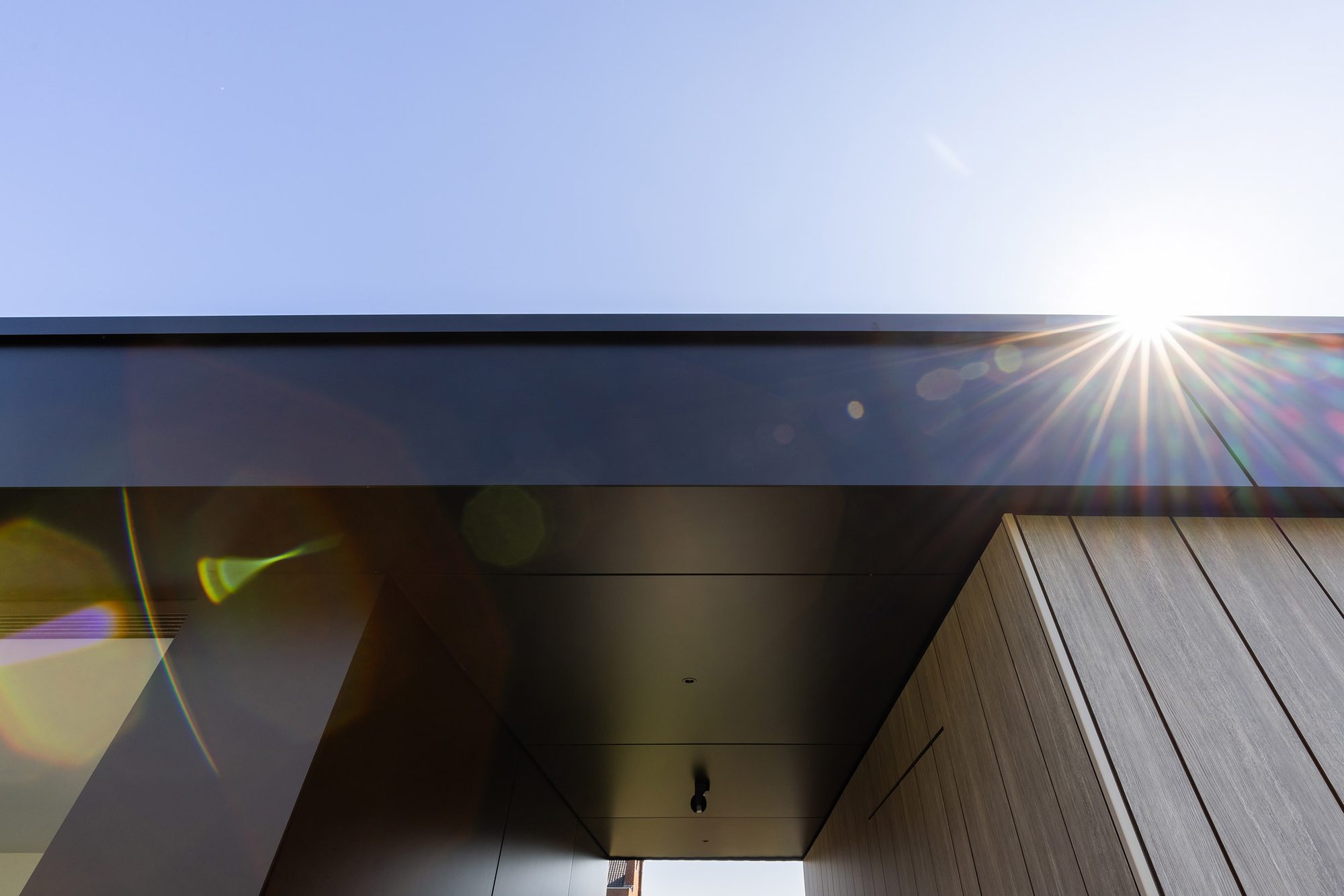 Tuinkamer met volkern bekleding