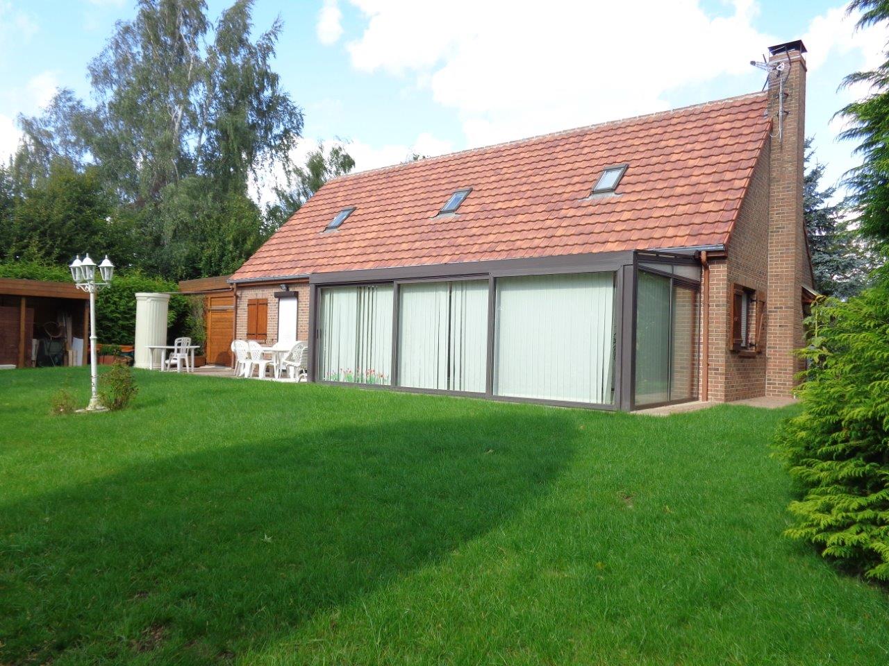 Oude veranda voor renovatie