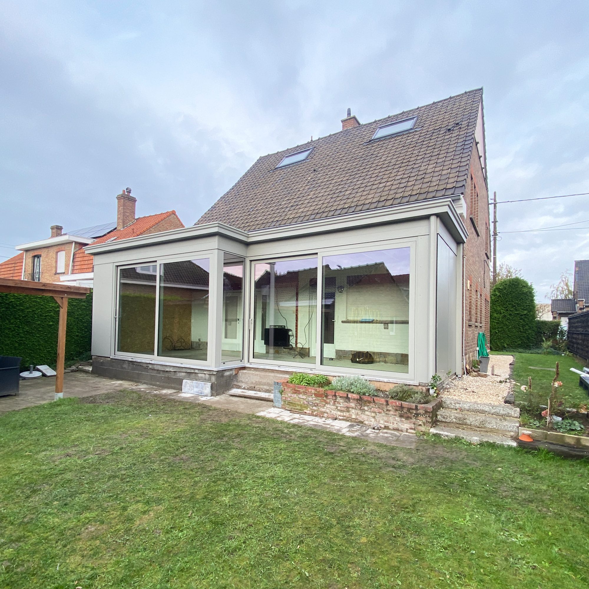 Nieuwe veranda na renovatie